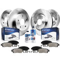 Detroit Axle - Brake Kit for Hyundai 2007-2010 Elantra 10.83 inch Front and 10.32 inch Rear Disc Brake Rotors Ceramic Brakes Pad