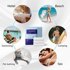 10 PCS Disposable Bath Towels, Large Disposable Towel Tablets Disposable Towels Portable Thick Paper Towel Reusable Suitable for Hiking Camping Sports Swimming and Traveling, 55.1 x 27.5 Inches