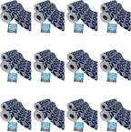Drymate Premium Luxury Shelf & Drawer Liner, Thick Cushioned Fabric, Non-Adhesive, Absorbent, Waterproof, Slip-Resistant, Liners for Kitchen Cabinets, Cupboards (USA Made)(12”x59”)(24-Pack)(Indigo)