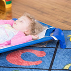 Sprogs Deluxe Heavy-Duty Childrens Standard 52"L Stackable Daycare Cot with Easy Lift Corners Cots for Preschool Kids Sleeping, Resting, and Naptime